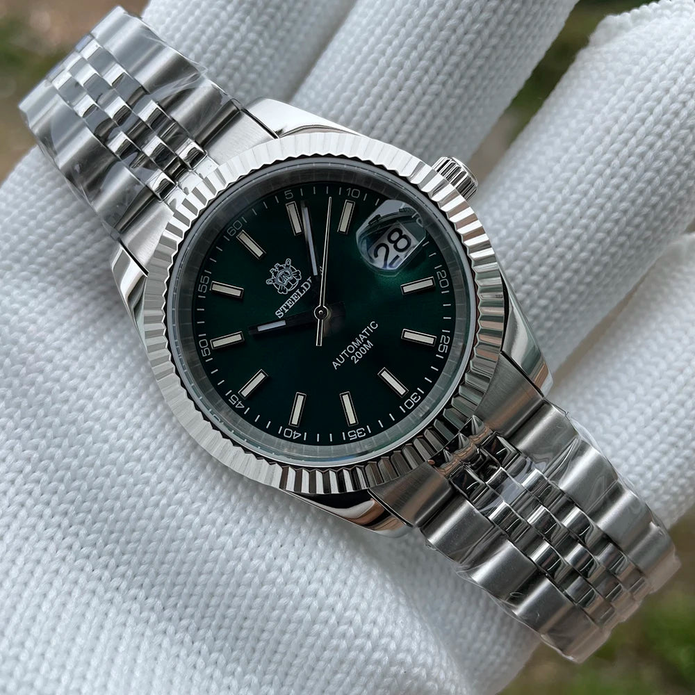 Steeldive SD1933 New Arrival 39MM Stainless Steel Case Sapphire Glass NH35 Automatic Dive Watch with Date