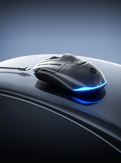 Bezdrátová Bluetooth herní myš INPHIC Super Racing Car Series s baterií 500mA, zobrazením stavu baterie a přizpůsobitelnými světelnými efekty