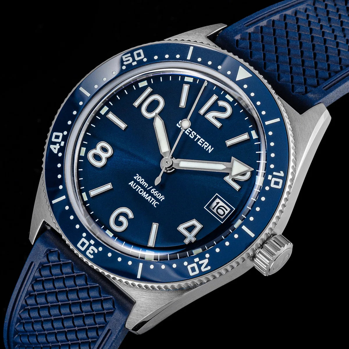 SEESTERN Diver Men's Watch Automatic Mechanical Wristwatches NH35 Movement Ceramic Bezel 20Bar Waterproof Sapphire Luminous S434-2