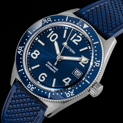 SEESTERN Diver Men's Watch Automatic Mechanical Wristwatches NH35 Movement Ceramic Bezel 20Bar Waterproof Sapphire Luminous S434-2