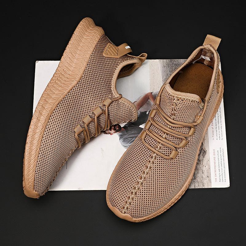 Breathable Men's Running Shoes Fashion Platform Men Casual Shoes Lightweight Women Vulcanized Shoes Flexible Anti-slip Sneakers
