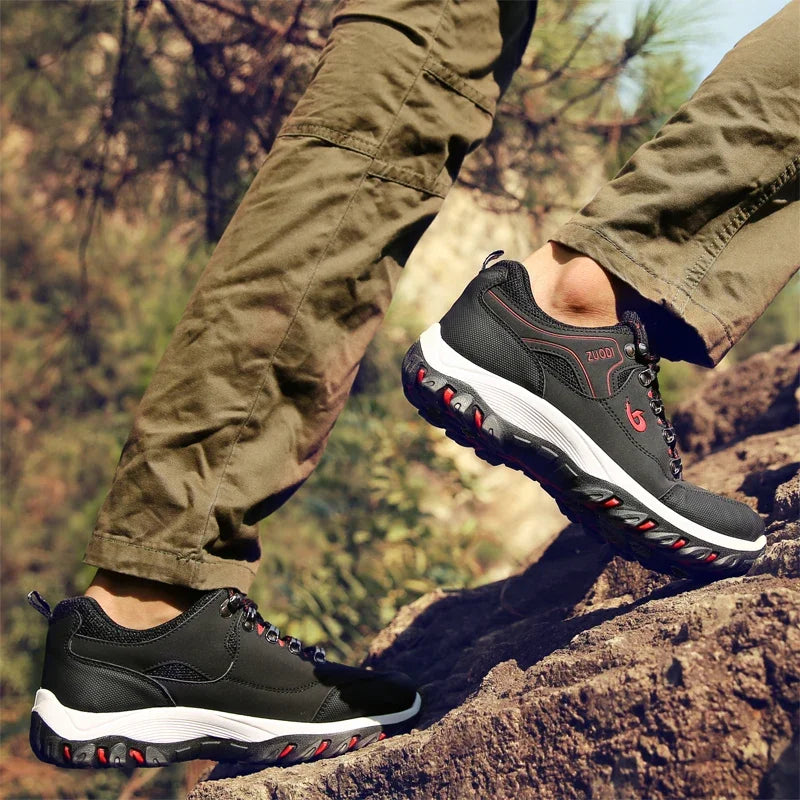 Men's and Women's Casual, Fashionable, Thick Soled, Lightweight, Comfortable, Breathable Outdoor Hiking Shoes, Sports Shoes 2025