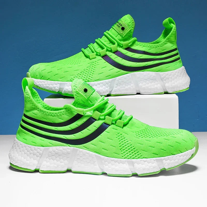 Pantofi sport casual pentru bărbați, adidași ușori și respirabili, antiderapanti, pentru alergare în aer liber, plimbare, tenis și jogging