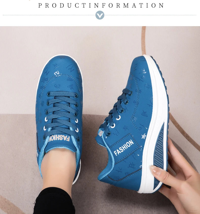 Damen-Sneaker, modische vulkanisierte Damenschuhe, flache Damenschuhe zum Wandern, Plateauschuhe, Übergrößen, Zapatillas Mujer