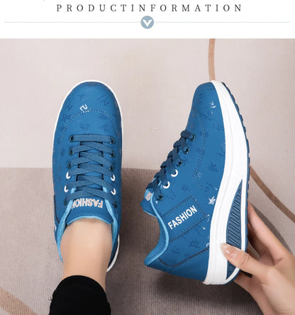 Damen-Sneaker, modische vulkanisierte Damenschuhe, flache Damenschuhe zum Wandern, Plateauschuhe, Übergrößen, Zapatillas Mujer