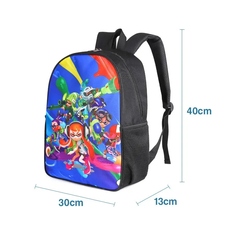 Game God of War Schoolbag Backpack Lunch Bag Pencil Case Set Gift for Kids Students