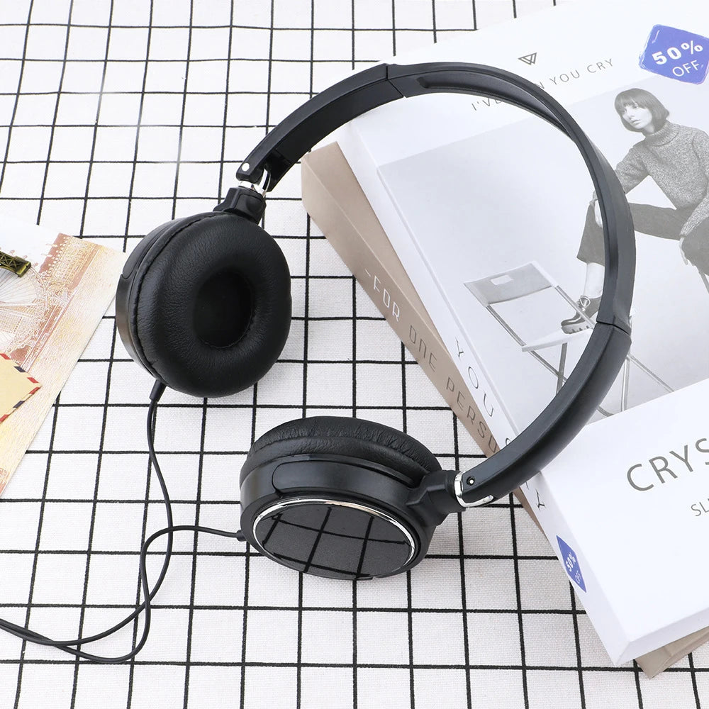 Écouteurs filaires 3.5mm/type-c, suppression du bruit, casque d'écoute sur l'oreille, écouteurs stéréo flexibles et réglables pour PC MP3 Mobile