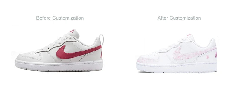 Nike Court Borough Low Vanilla Cream – superge po meri, simpatične, estetske, sladke, v dekliškem slogu, modne, vsestranske, nizke superge za ženske
