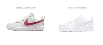 Nike Court Borough Low Vanilla Cream – superge po meri, simpatične, estetske, sladke, v dekliškem slogu, modne, vsestranske, nizke superge za ženske