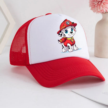 Baseball Cap for boys Girls Summer Adjustable Sun Hat Anime Paw Patrols Chase Skye Cute Retro Sunbonnet Adult Headgear Gift