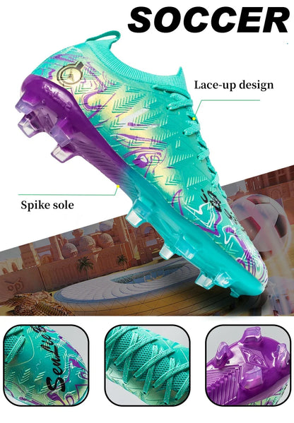 Professional Soccer Sneakers for Men Women High Quality Fashion Men's Football Cleats Large Size 46 Futsal Shoes Man Trainers
