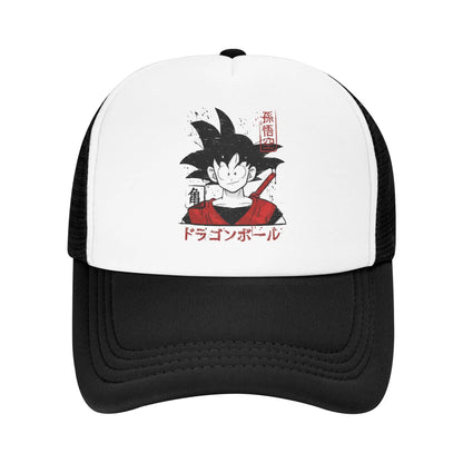 Japanese Goku Dragon Ball Z Mesh Baseball Cap Unisex Fashion Sun Hats  Hats Snapback Caps Fishing Hat Winter Trucker Caps
