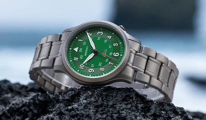BERNY Titanium Watches for Men Super Luminous Sapphire Field Men's Watch Outdoor Quartz Wristwatch Lightweight 5ATM