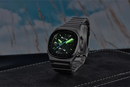 PAGANI DESIGN New PD1819 Men‘s Quartz Watches 40mm Sapphire Stainless Steel Waterproof Luminous C3 Chronograph reloj hombre