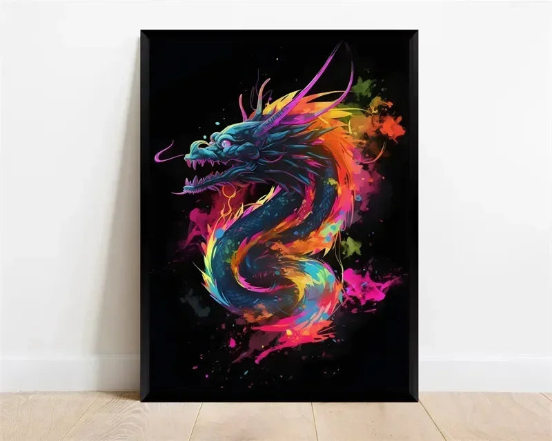 Pop Neon Video Game Character Poster Gamepad Headphones Football Basketball Canvas Print Wall Art Decor Gaming Room Decoration