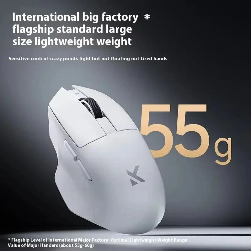 Nová herná myš G7 PRO s trojrežimovým bezdrôtovým pripojením Bluetooth, ergonomická ľahká myš, prispôsobiteľné príslušenstvo pre PC, kanceláriu a hráčov
