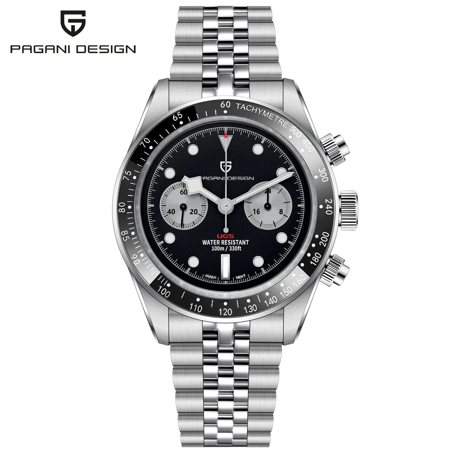 2026 New PAGANI DESIGN BB Flamingo Chronograph Luxury Sports Quartz Watch Men Sapphire mirror 100M Waterproof Fashion Wristwatch