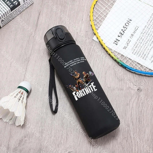 Borraccia sportiva Fortnites 650ML kawaii motivazionale, a prova di perdite, portatile e riutilizzabile, per outdoor, viaggi e palestra, nuovo regalo carino