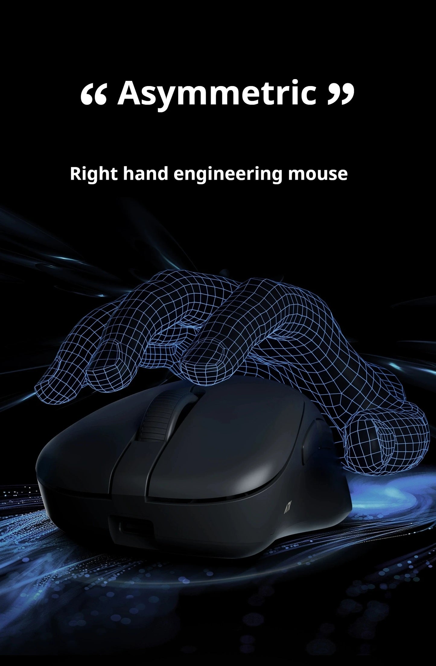 ATK Z1 Pro Max Ultra Wireless -pelihiiri, mukautetut tassut, PAW3950, Ultra Smart Speed Wireless, 8k Polling Rate, 0.39ms matala viive