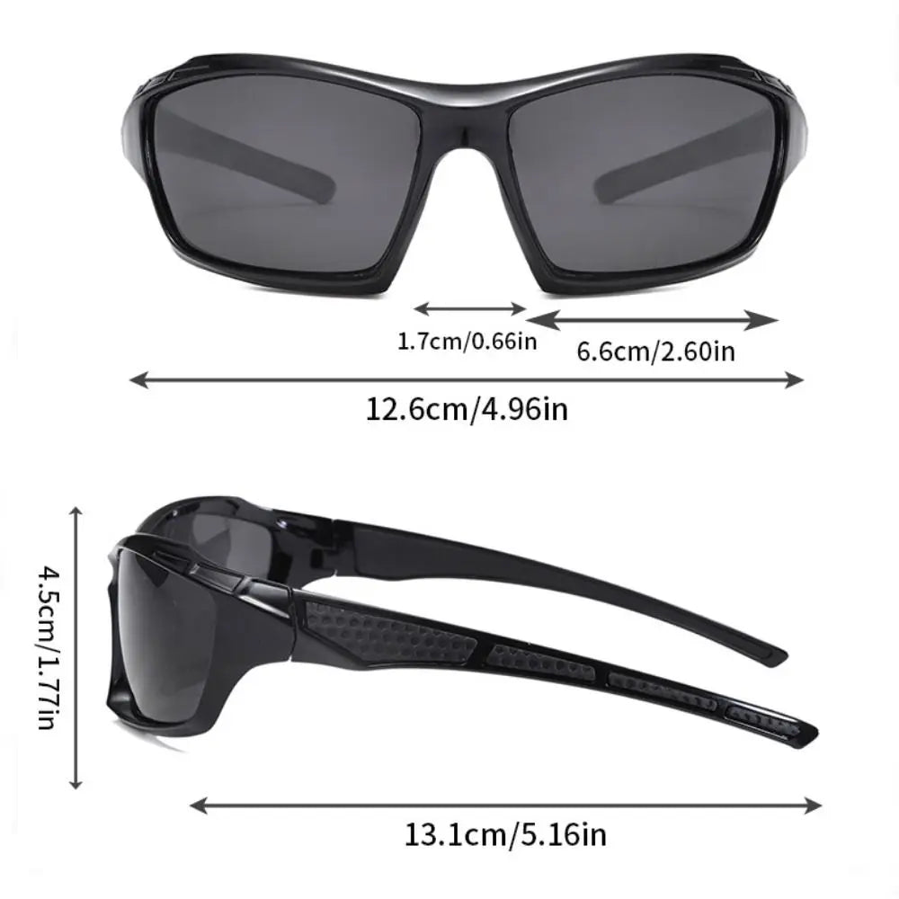 Fashion Sports Sunglasses Polarized UV Protection Personalized Glasses Round Frame Cool Men's And Women's UV400 Fishing Eyewear