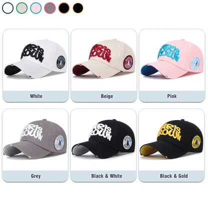 Mode, friluftsliv, sport, basebollkeps, unisex för män och kvinnor, universell bokstavsbroderi, justerbar snapback-keps