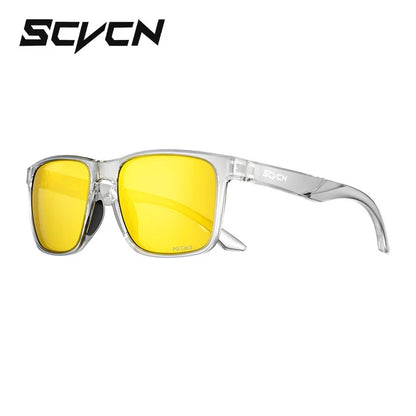 SCVCN Women's Sunglasses 2026 Polarized Men Camping Hiking Driving Glasses Sports UV400 Lenses Y2K Glasses Luxury Eyewear