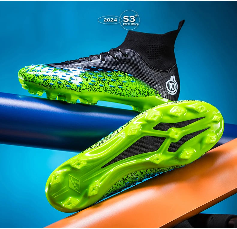Professionelle fodboldsko til mænd, fodboldstøvler til klubbrug, originale indendørs fodboldsko, støvler til bane, græs og træning, TF/FG-sneakers