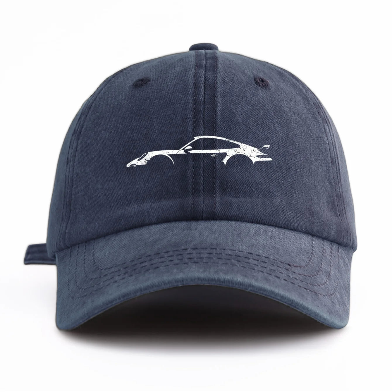 1pc 911 Print Washed Baseball Cap for Adults,  Minimalist Retro Style Casual Soft Adjustable Dad Hat, Perfect As Gift
