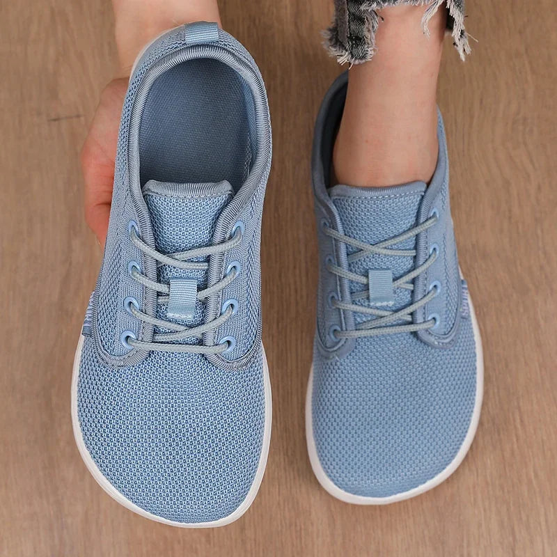Women's Walking Flat Shoes Soft Mesh Suitable for Travel Wide Palms Lightweight Support Fitness and Leisure Sports Shoes for Men