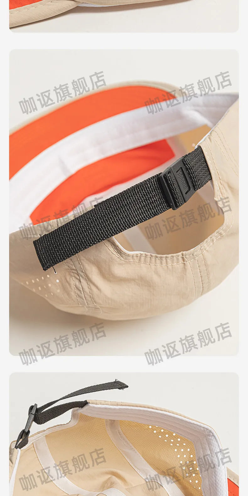 Outdoor Camping Sunscreen Quick-drying Color Matching Baseball Caps Women Summer Light and Breathable Retro 5-panel Men's Hat