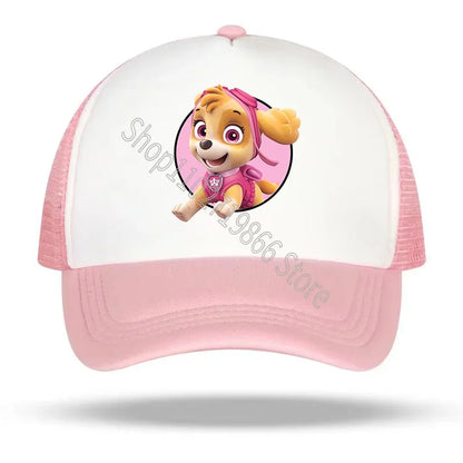 Paw Patrol Hats Chase Skye Baseball Cap Women Man Cute Cartoon Anime Pattern Print Sun Hat Summer Outdoor Caps Birthday Gifts