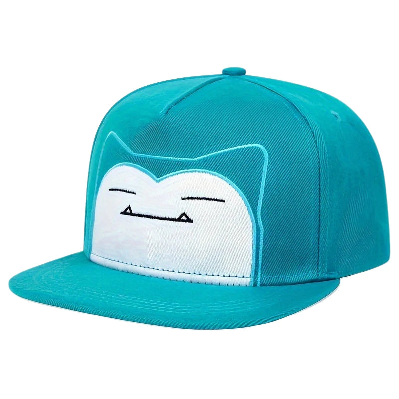 Anime  Pokemon Kawaii Characters Pikachu Squirtle Embroidery Baseball Cap Adjustable Cosplay Hip Hop Baseball Cap Cartoon Hats