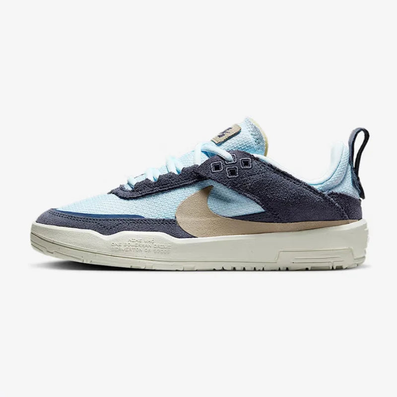 Nike's New Sb Series Offers Strong Grip, Comfort, and Durability for Outdoor Women's Skateboarding Shoes. Lightweight Mesh Material, Durable for Daily Commuting, Low-Top Flat Shoes. Sb Day One Trendy Blue Versatile Sports Cas