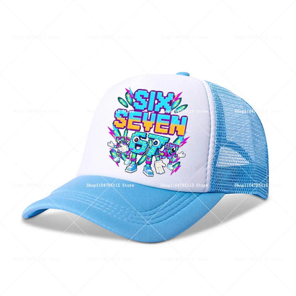 Steal A Brainrot Baseball Cap 67 Six Seven Cartoon Anime A-Z Letter Hat Boys Girls Adjustable Sport Fashion Adult Headwear Gift