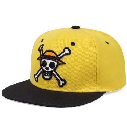 Anime ONE PIECE Hat Monkey D. Luffy Roronoa Zoro Cartoon Print Baseball Hat Adjustable Outdoor Casual Sunshade Four Seasons Hat