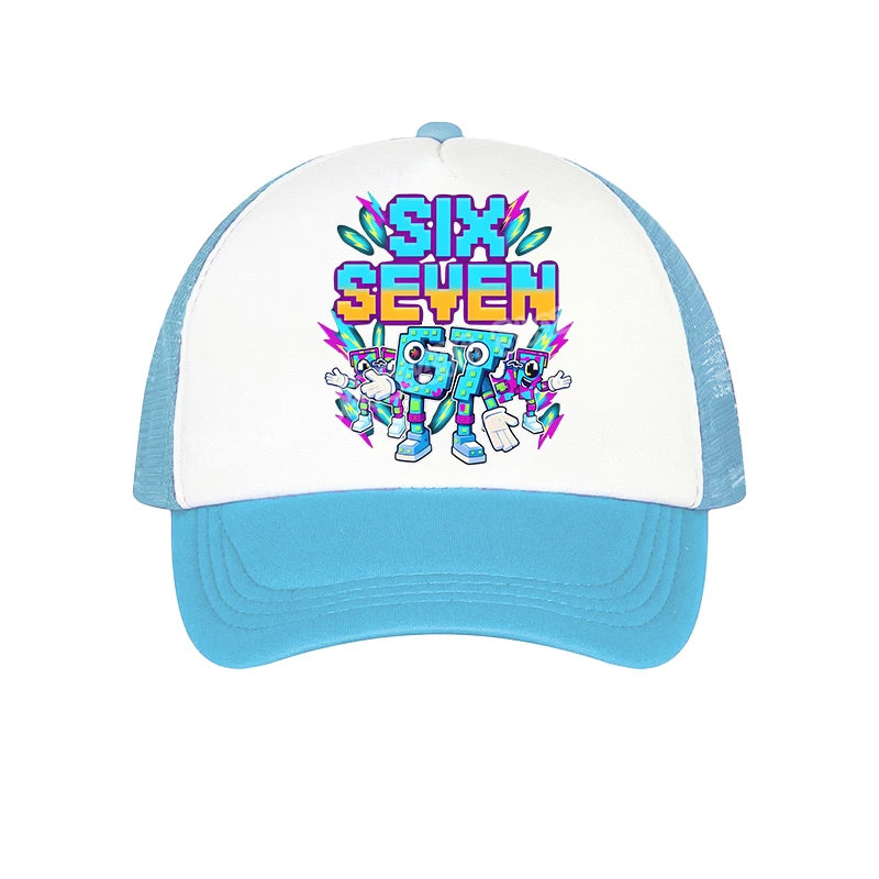Steal A Brainrot 67 Baseball Cap Game Character Print Sun Hat Kids Adult Adjustable Peaked Caps Anime Fashion Summer Casual Hats