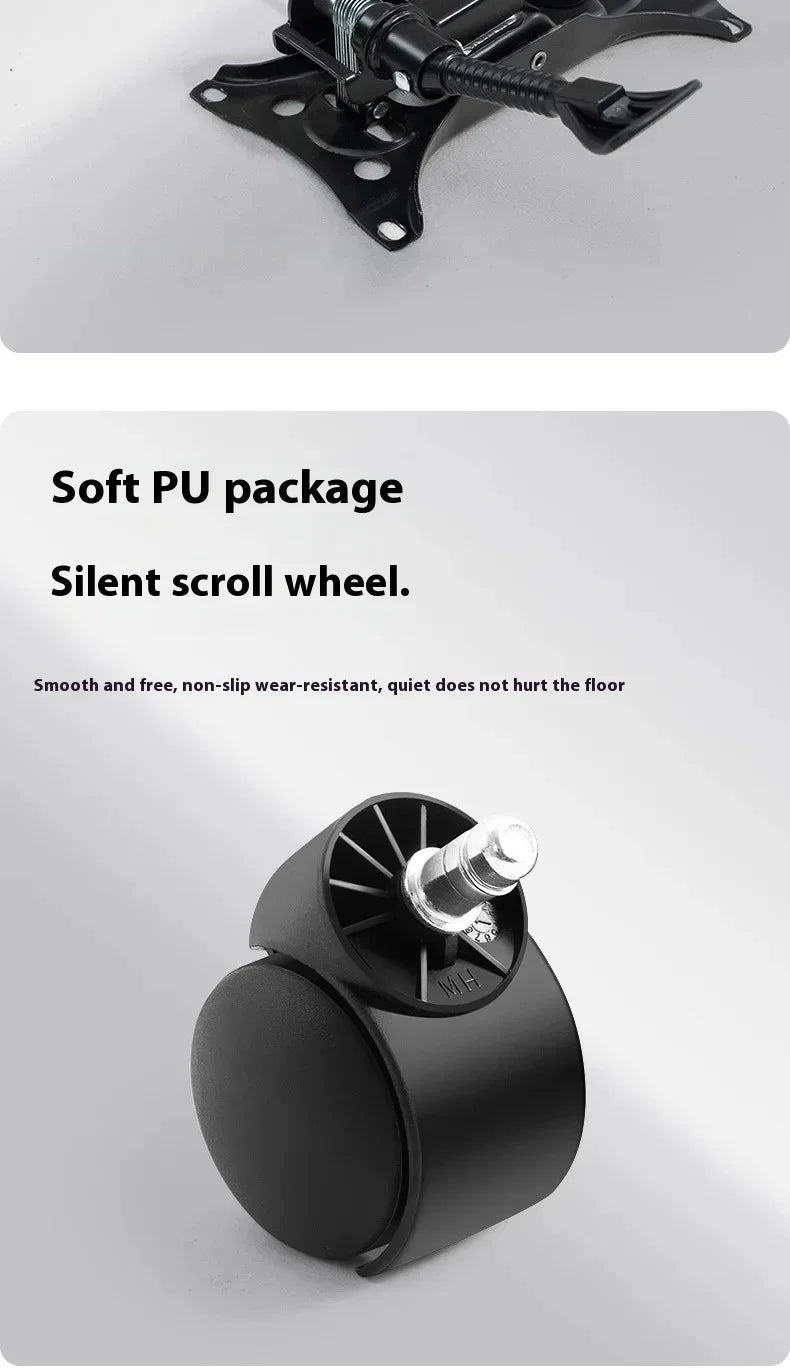 Office Chair Gaming Desk Ergonomic Computer Adjustable Armrests 3D Headrest Chair Lift Chair Back Can Tilt Back with Foo Pedals