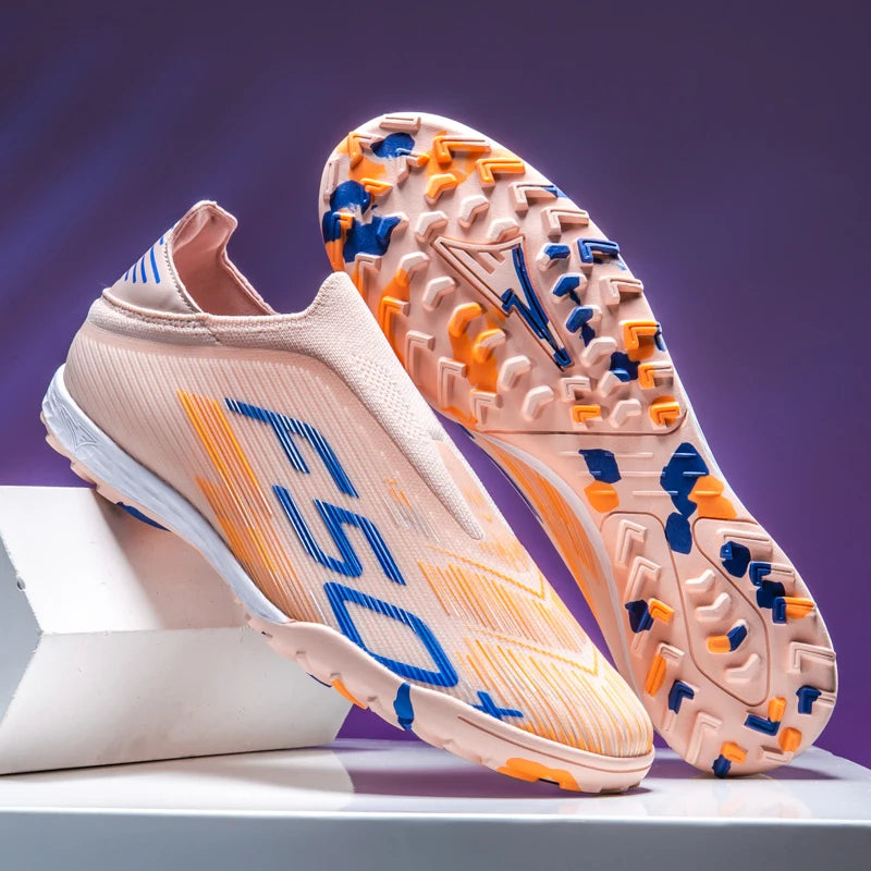 New Men’s Soccer Shoes Grass Football Boots Ultralight Sport Comfortable Indoor Cleats Non-Slip FG Turf Futsal Adult Non-Slip