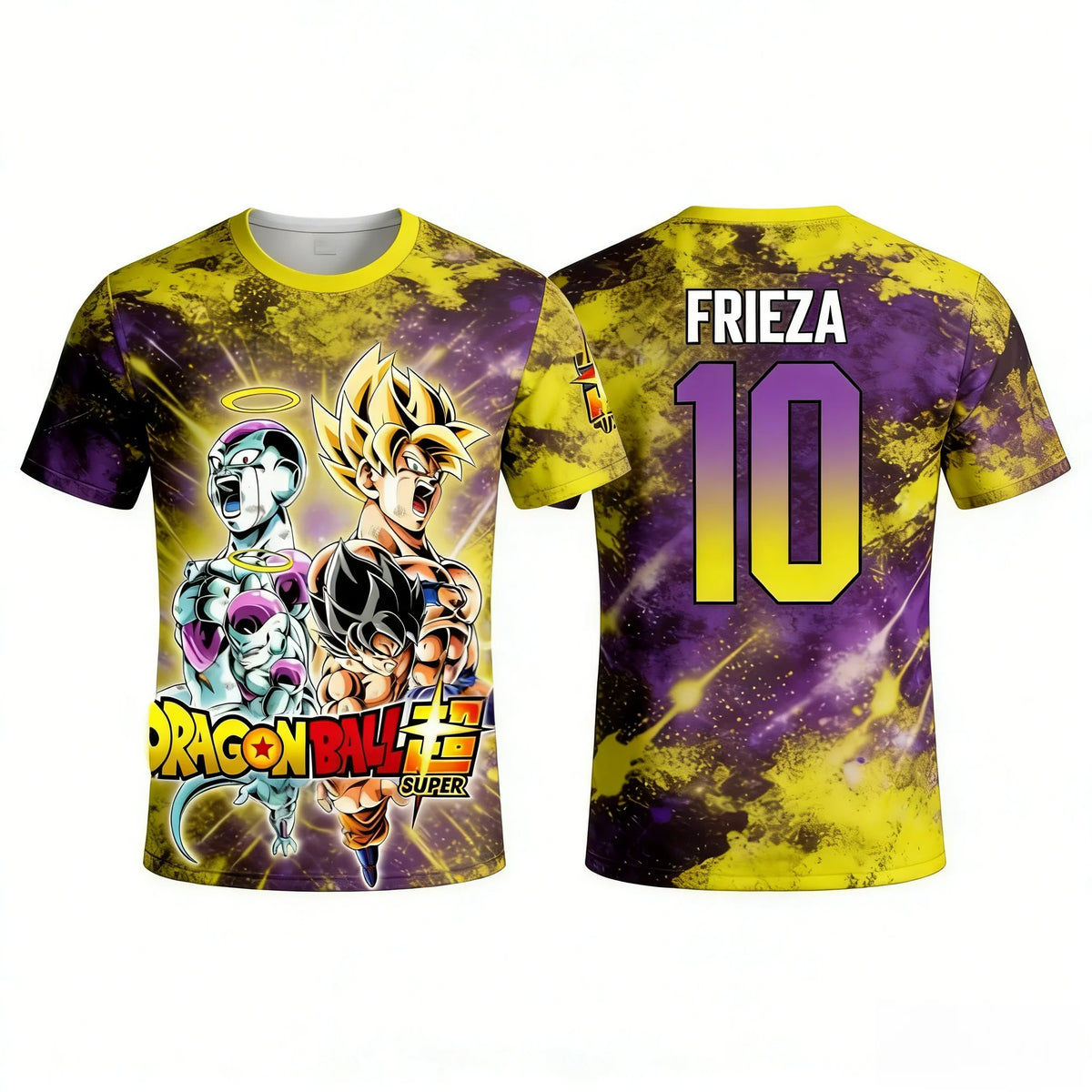 Vintage Dragon Ball Super Vegeta Super Saiyan Blue Red Blue Brush Stroke 3D Print T-Shirt 2026 Summer Unisex  Retro Anime