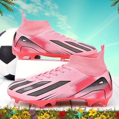 New Men Football Boots Cleats Boys Ultralight Sport Soccer Shoes Adult Professional Non-Slip Comfortable Training Match Grass