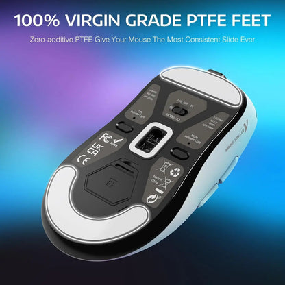 Mysz gamingowa Attack Shark X3Pro Wireless Bluetooth PixArt PAW3395 26000dpi, optyczna mysz z połączeniem Tri-Mode i makrami