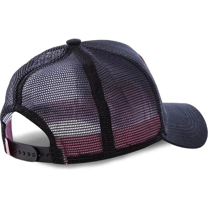 New Dragon Ball Son Goku Cap Summer Travel Peaked Cap Men's Embroidery Hip-Hop Cap Style Sun Visor Adjustable Trucker Mesh Cap