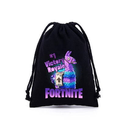Fortnites Boys Girls Drawstring Bags Cartoon Anime Printed Large Capacity Storage Bags Tote Bag Handbag New Cute Birthday Gifts