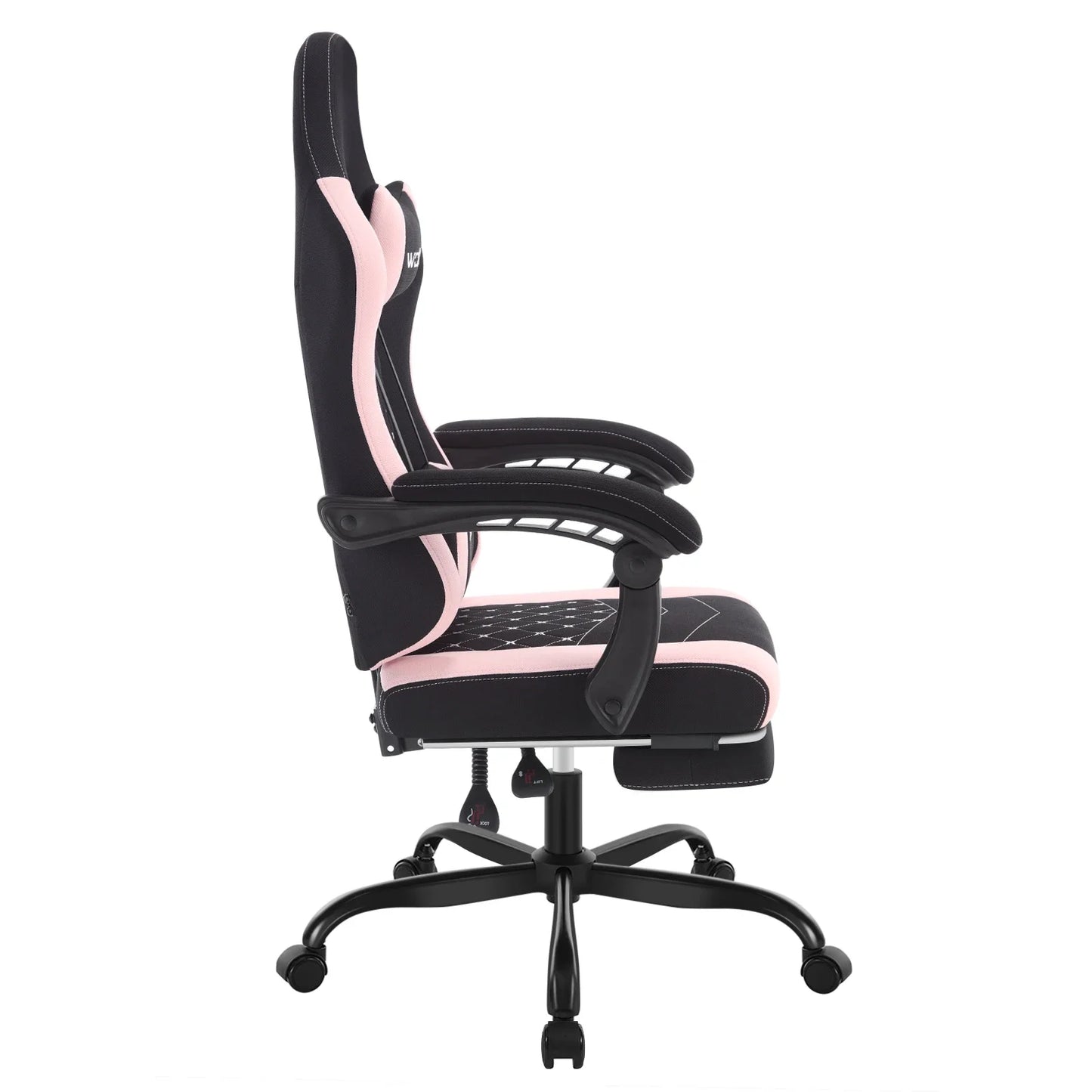WOLTU sukamoji kompiuterio kėdė su masažo funkcija, ergonominė biuro kėdė su pagalvėle ir pakoju, reguliuojamo aukščio gaming kėdė