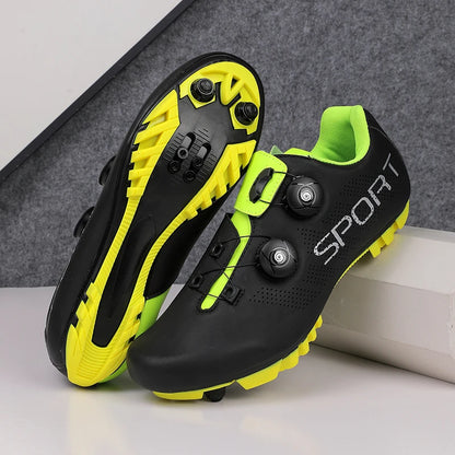 Ténis de ciclismo, sapatos de MTB respiráveis, sapatos de ciclismo de montanha para homem e mulher, sapatos para trilhos, sapatos desportivos para ciclismo de estrada, sapatos de ciclismo com pedais SPD
