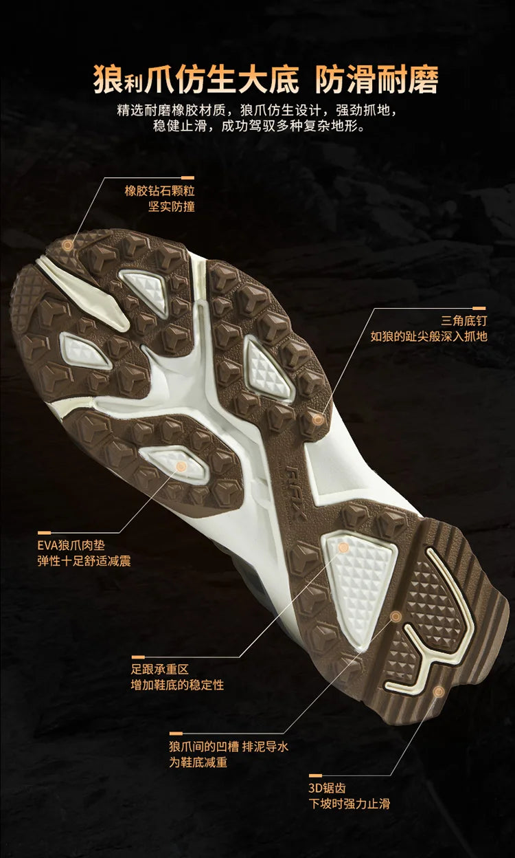 RAX Winter Hiking Boots Men Waterproof Breathable Outdoor Sports Sneakers for Men Trekking Boots Mountain Trekking Shoes Bigsize