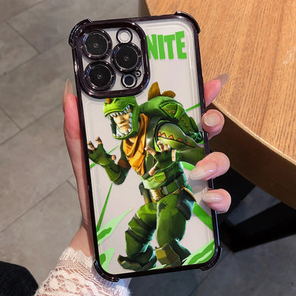 Etui na telefon Anime Fortnites Game Plating do Xiaomi Redmi A7 15 A3 15C 14C K50 A1 Note 15 14 13 12 12s Pro Plus 4G 5G, odporne na upadki