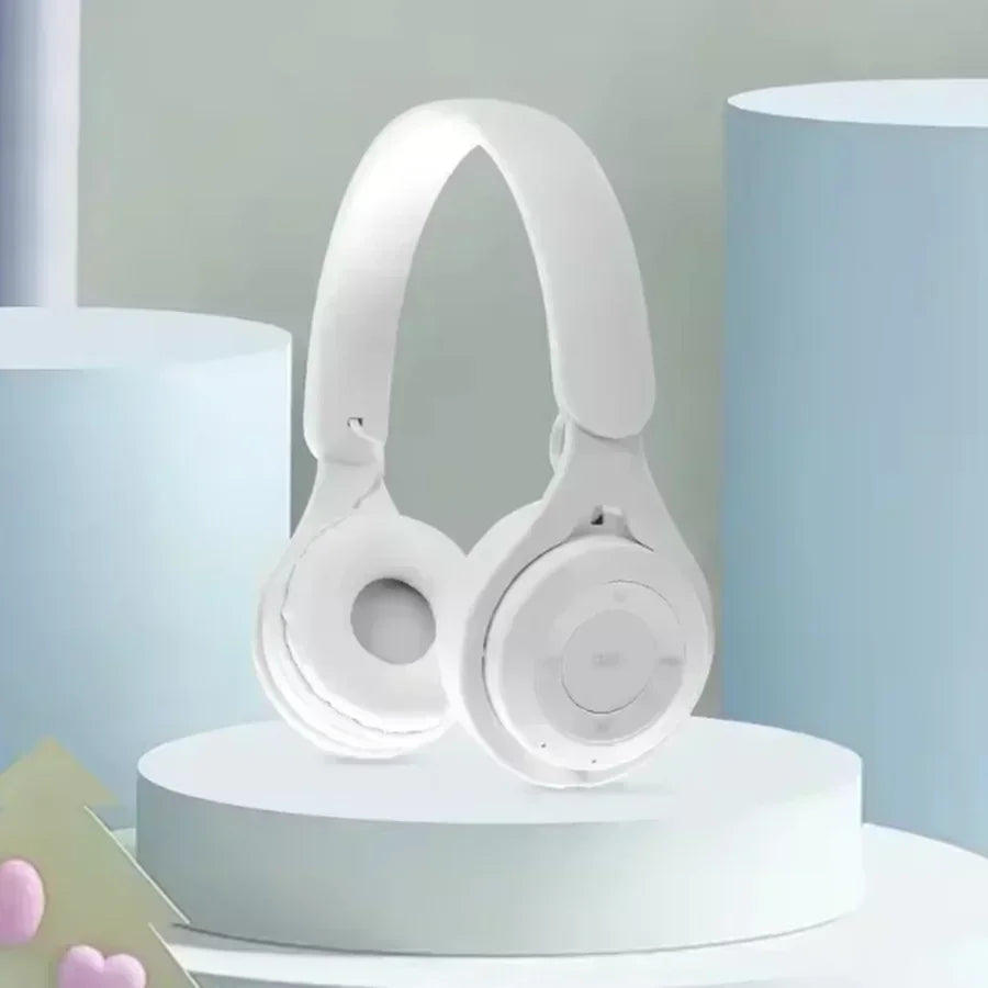 Casque audio Bluetooth Hi-Fi sans fil, circumaural, avec microphone, réduction de bruit, confortable pour les voyages et l'utilisation à domicile