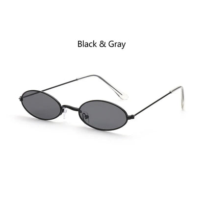 1PC Unisex Retro Small Frame Oval Sunglasses UV400 Fashion Design Sun Glasses Summer Vintage Shades Eyeglasses Accessories
