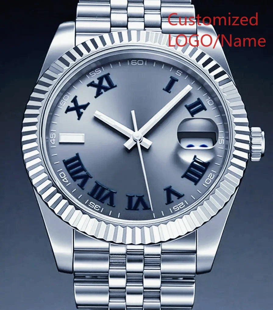 A989 Store Customized Watch Men's WomenAutomatic Mechanical Watch 36mm 40mm 904L Stainless Steel Black Blue